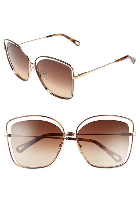 chloe sunglasses replica|chloe 60mm halo frame sunglasses.